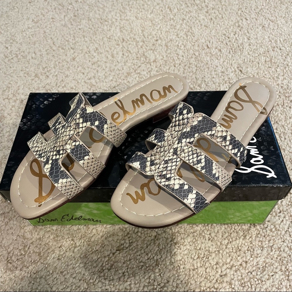 NEW Snakeskin Sam Edelman Berit sandals